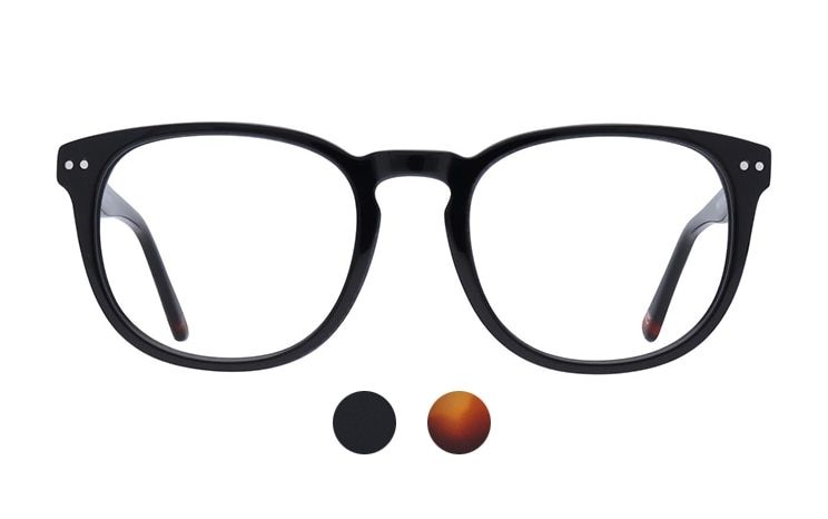 Round black Scout: Made in Italy frames
