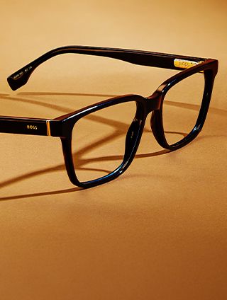 A pair of black Designer glasses
