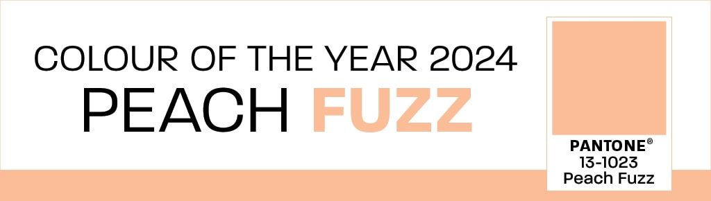 Peach Fuzz colour of the year 2024