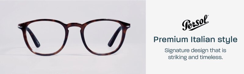 Persol - premium Italian style. Signature design that is striking and timeless.