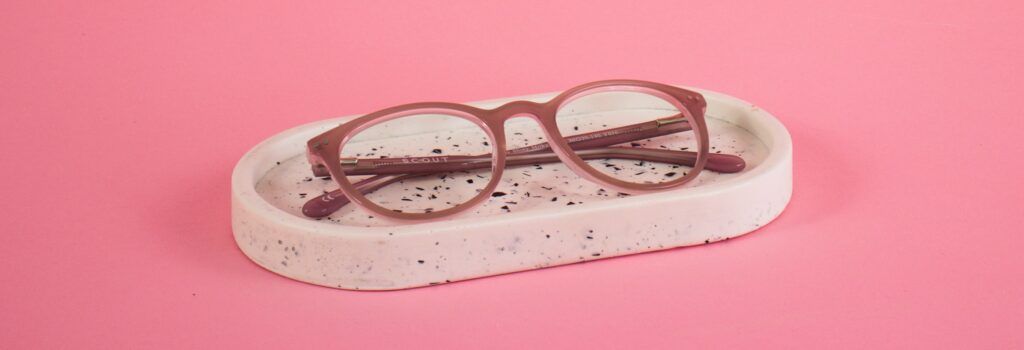 Look perfect in pink with these bright glasses