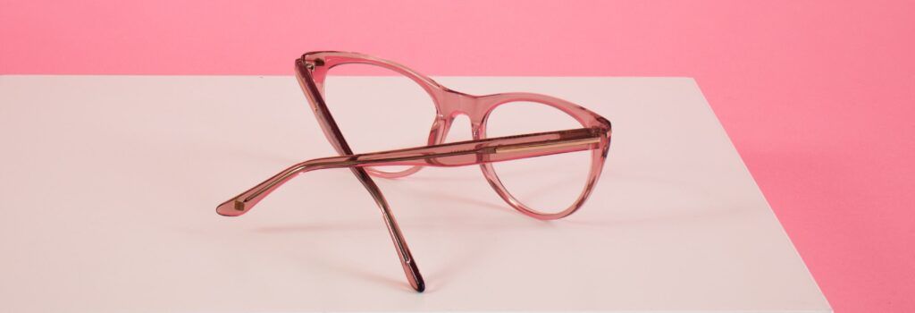 Look perfect in pink with these bright glasses