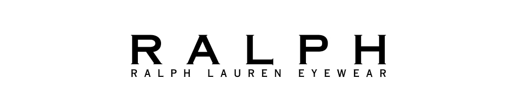 RALPH by Ralph Lauren logo. Black writing white background.