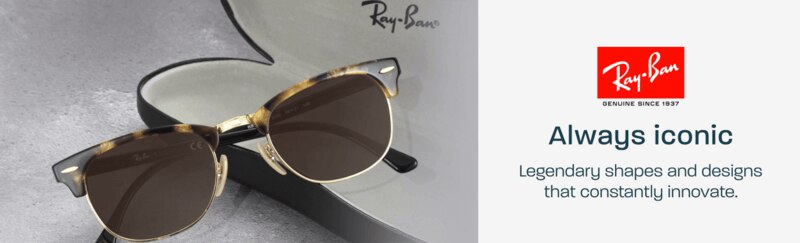 Ray-Ban - always iconic. Legendary shapes and designs that constantly innovate.
