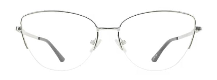 Semi-rimless metal butterfly shaped Scout frame