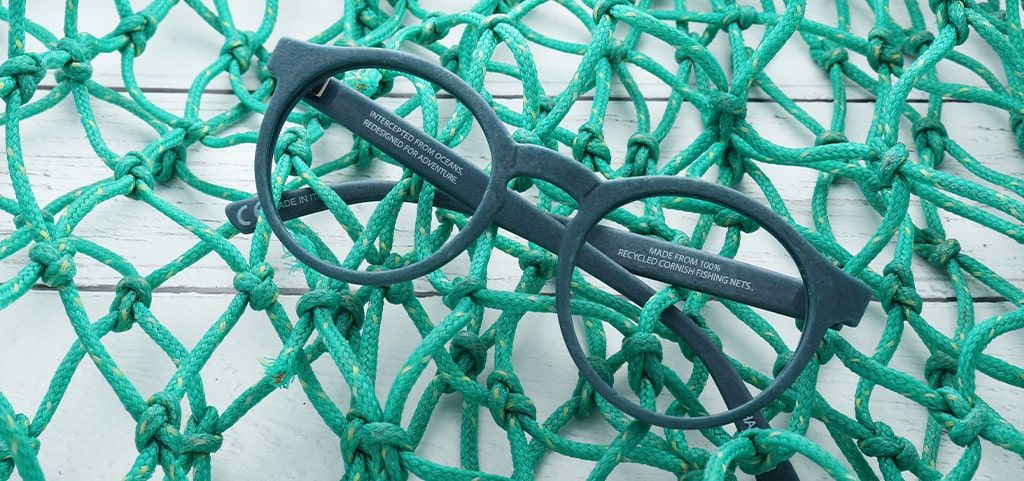 Pair of Waterhaul frames on fishing net