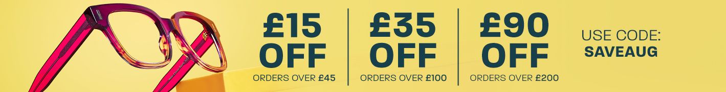 £15 off orders £45+, £35 off orders £100+, £90 off orders £200+ - use code: SAVEAUG