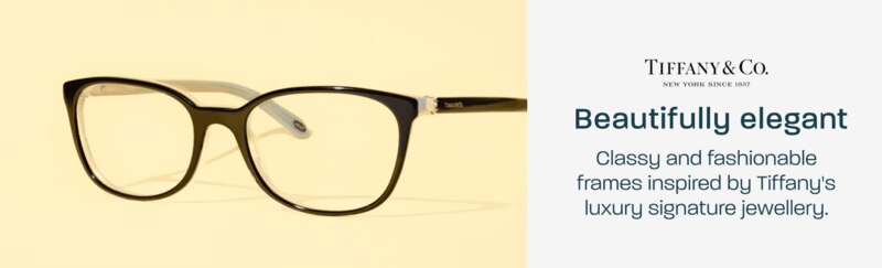 Tiffany & Co. - beautifully elegant. Classy and fashionable frames inspired by Tiffany's luxury signature jewellery.