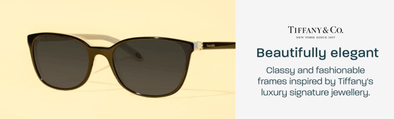 Tiffany & Co. - beautifully elegant. Classy and fashionable frames inspired by Tiffany's luxury signature jewellery.
