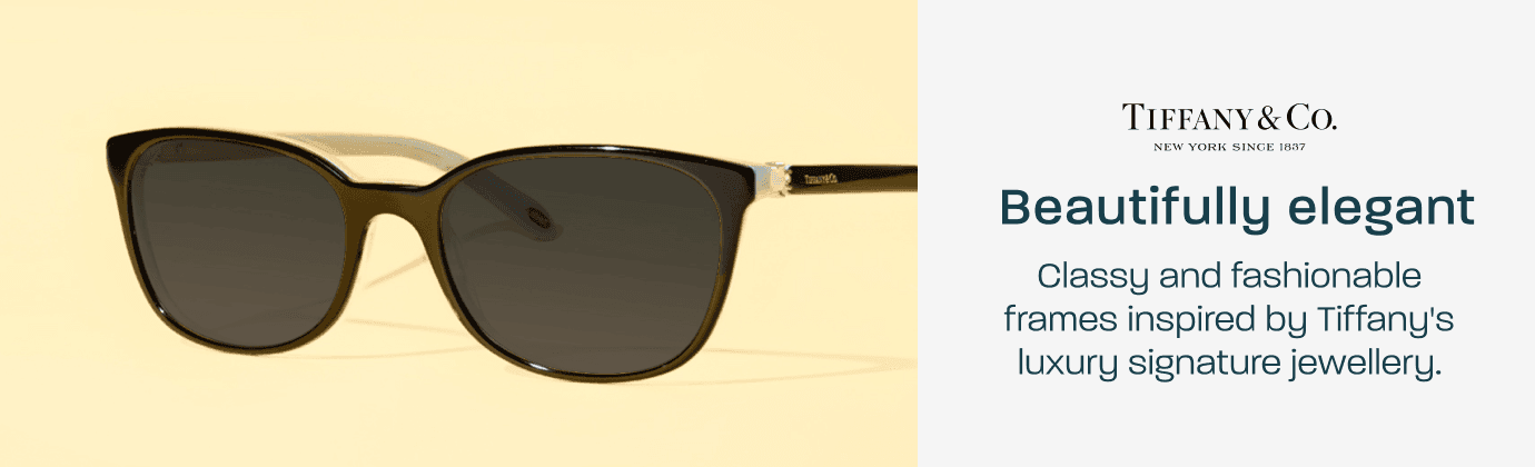 Tiffany & Co. - beautifully elegant. Classy and fashionable frames inspired by Tiffany's luxury signature jewellery.