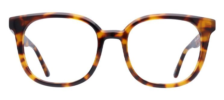 A large square acetate frame in havana colouring