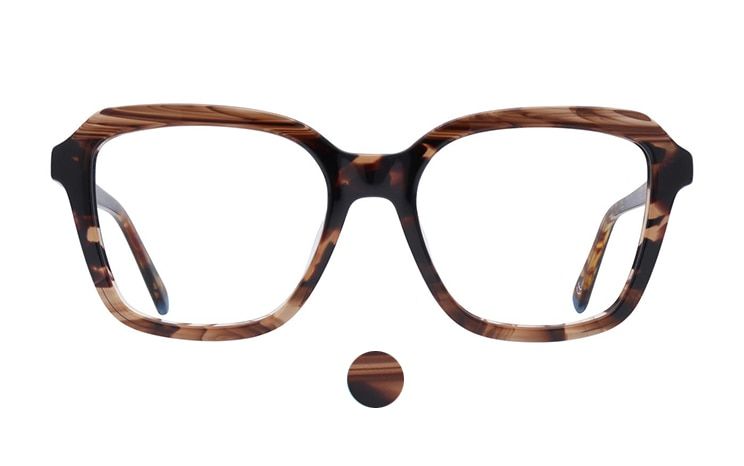 Square chunky tortoiseshell Scout: Made in Italy frames