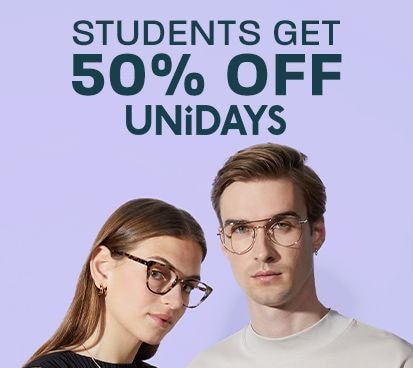 Students get 50% off with Unidays
