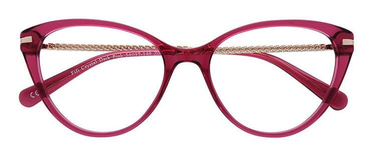 Look perfect in pink with these bright glasses