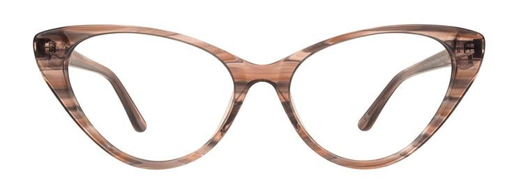 Brown textured cay-eye Aspire frame