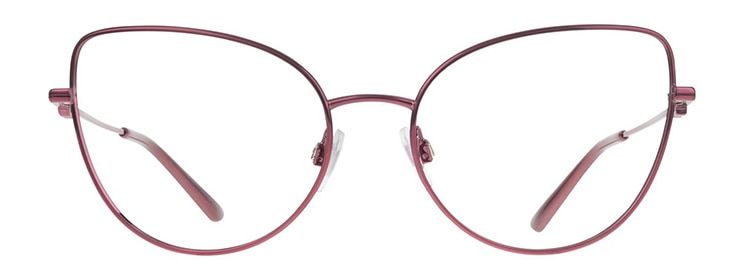 Butterfly shaped pink metal Dolce and Gabbana frames