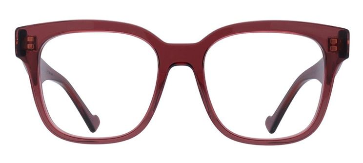 Square oversized purple Gucci frame