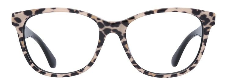 Leopard print round Kate Spade frames