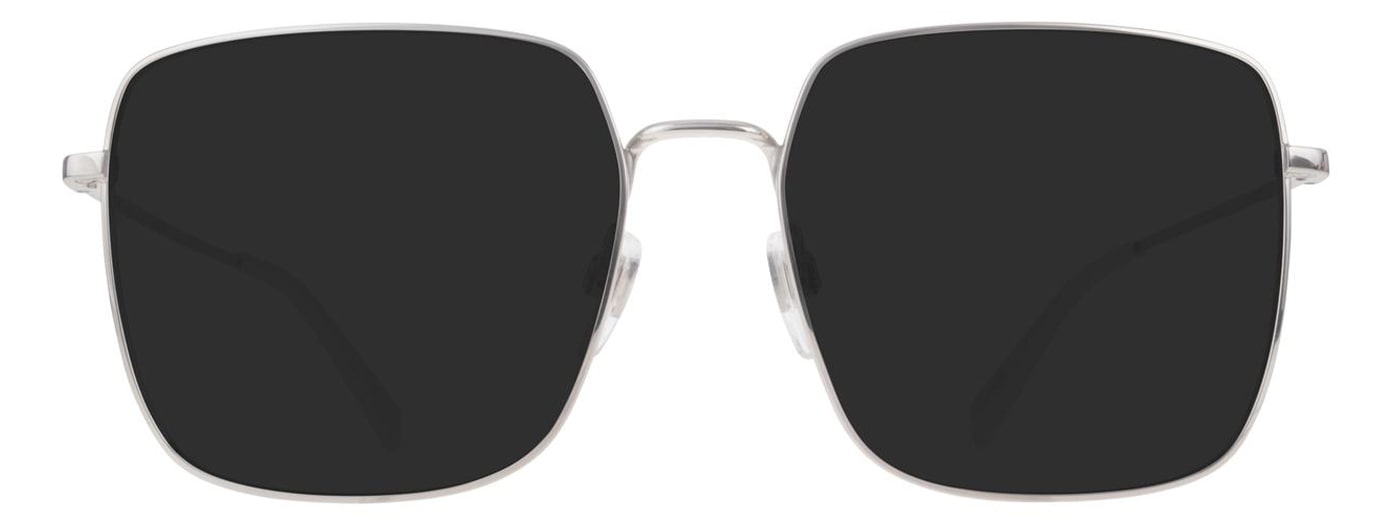 Oversized, silver metal Levi's sunglasses