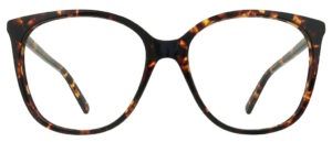 Marc Jacobs MARC 745 oversized rectangular tortoiseshell glasses.