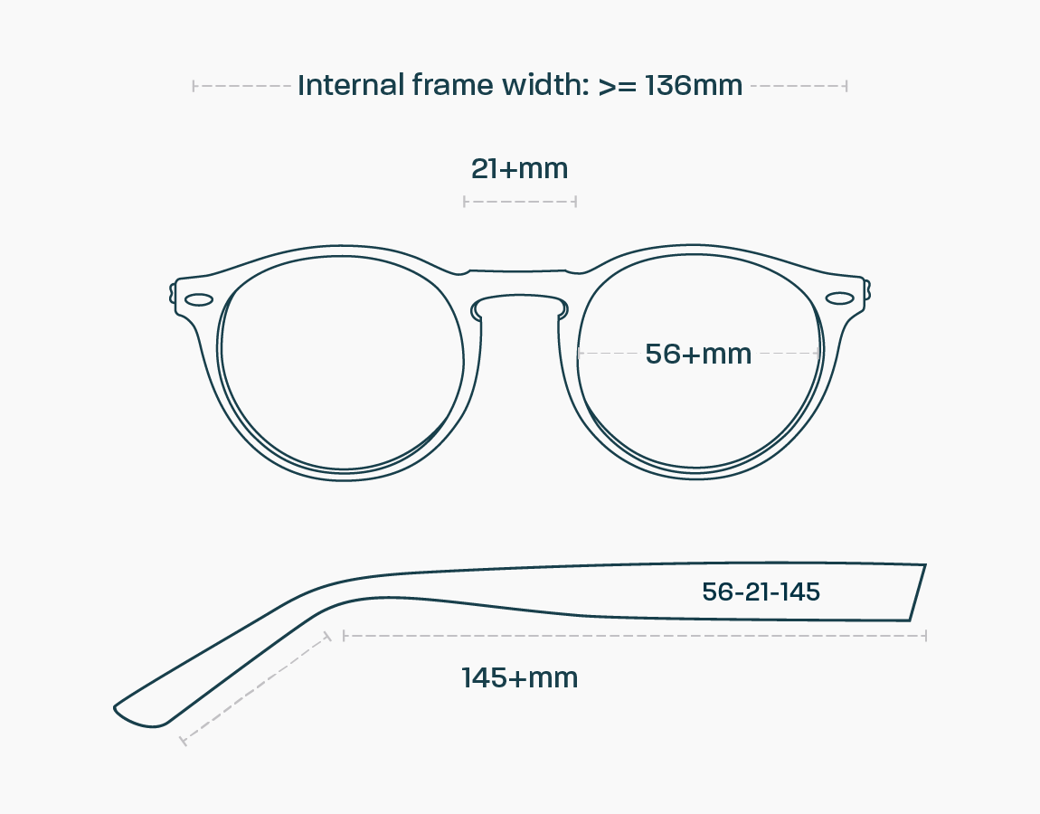 Frame Size Guide How To Choose Your Frames Glasses Direct