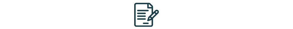 Pen and paper icon.