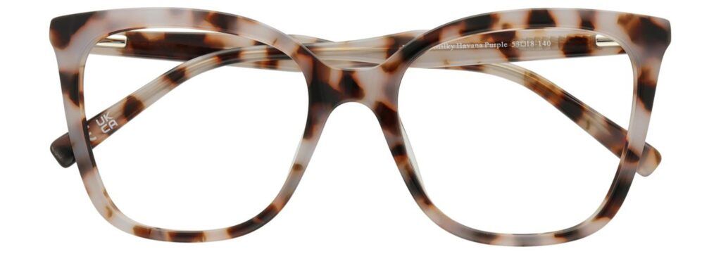 Large butterfly shaped tortoiseshell Pink Ribbon frames