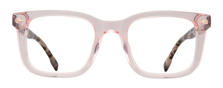 Chunky Clear pink Square Pink Ribbon frames
