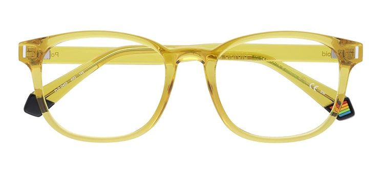 Yellow acetate square Polaroid frames