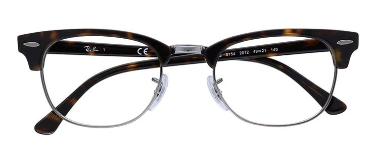 Round tortoiseshell clubmaster Ray-Ban frames