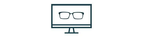 Computer screen icon.