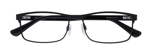 Black metal rectangular Tommy Hilfiger frames