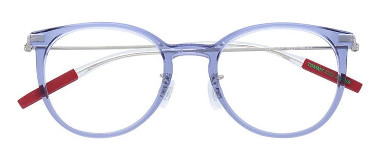 Round pale blue Tommy Jeans frames